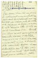 Lettera di  D'URSEL