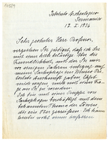 Lettera di  GUTSCHOW