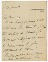 Lettera di  HOWARD