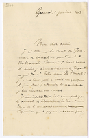 Lettera di  PIRENNE