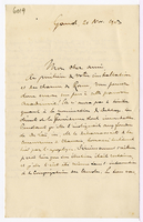 Lettera di  PIRENNE