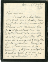 Lettera di  CAETANI GRENIER