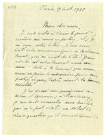 Lettera di  ROMIEU