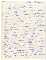 Lettera di  DU MONCEAU