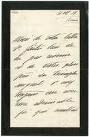 Lettera di  BORGHESE