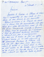 Lettera di  D'HOTEL