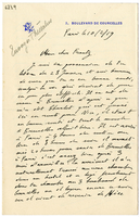 Lettera di  CUMONT