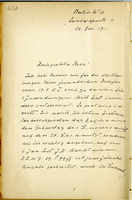 Lettera di  BAUDISSIN