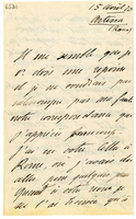 Lettera di  BORGHESE