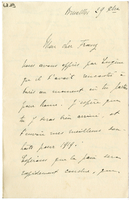 Lettera di  CUMONT