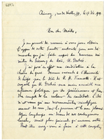 Lettera di  DELATTE