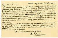 Lettera di  PIRENNE