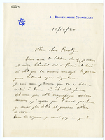 Lettera di  CUMONT