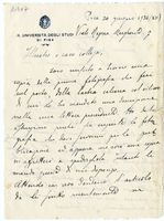 Lettera di  BRECCIA