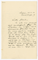 Lettera di  HEINZE