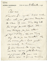 Lettera di  POTTIER