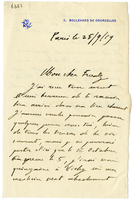 Lettera di  CUMONT