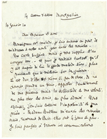 Lettera di  BOURDET POZZI