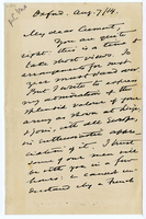 Lettera di  ODGERS