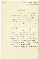 Lettera di  DELCOURT