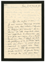 Lettera di  TOUTAIN