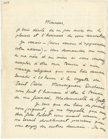 Lettera di  DE FREVILLE