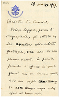 Lettera di  MERCATI