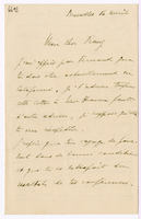 Lettera di  CUMONT