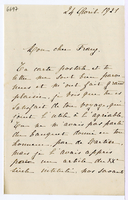 Lettera di  CUMONT