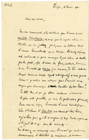 Lettera di  PARMENTIER