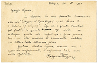 Lettera di  PETTAZZONI