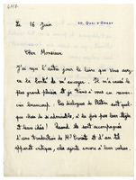 Lettera di  DE VOGUE