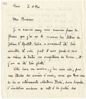 Lettera di  DE VOGUE