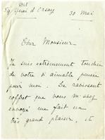 Lettera di  DE VOGUE