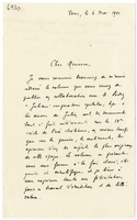 Lettera di  TOUTAIN