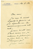 Lettera di  LORTHIOIR