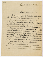 Lettera di  PIRENNE