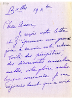 Lettera di  D'URSEL