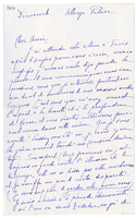 Lettera di  D'URSEL