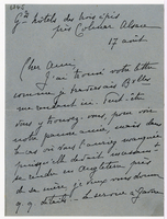 Lettera di  D'URSEL