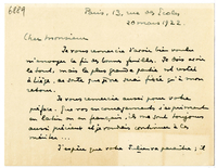 Lettera di  DELCOURT