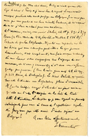 Lettera di  PARMENTIER