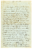 Lettera di  CLERMONT-GANNEAU