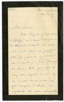 Lettera di  LEVI DELLA VIDA