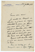 Lettera di  LORTHIOIR