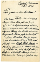 Lettera di  HOLZHAUSEN