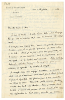 Lettera di  CARCOPINO