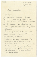 Lettera di  MILLET