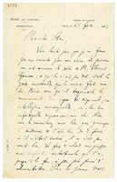 Lettera di  DUSSAUD