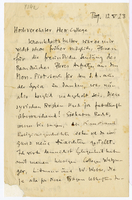 Lettera di  WEINREICH